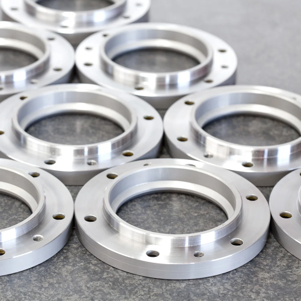 CNC machined industrial components with high precision